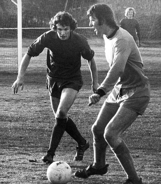 Charlie Sorbie, Coventry Sporting Club Football Player, in action, 29th November 1975