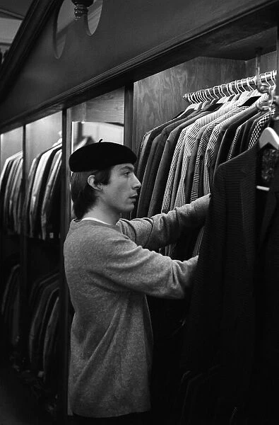 Charlie Watts on the morning of 4 June 1964 when The Rolling Stones were taken shopping