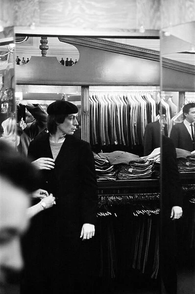 Charlie Watts on the morning of 4 June 1964 when The Rolling Stones were taken shopping