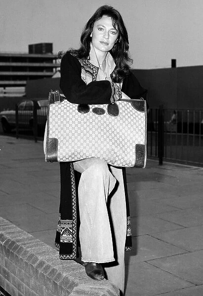 Charlotte Rampling seen here at London Airport 16th April 1976 Local Caption