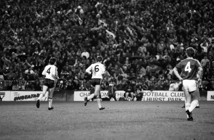 Framed Print : Charlton 0 v. Arsenal 2. Division One Football. November 1986 LF20-20-049