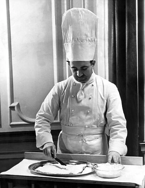 A chef at work. 23rd July 1937