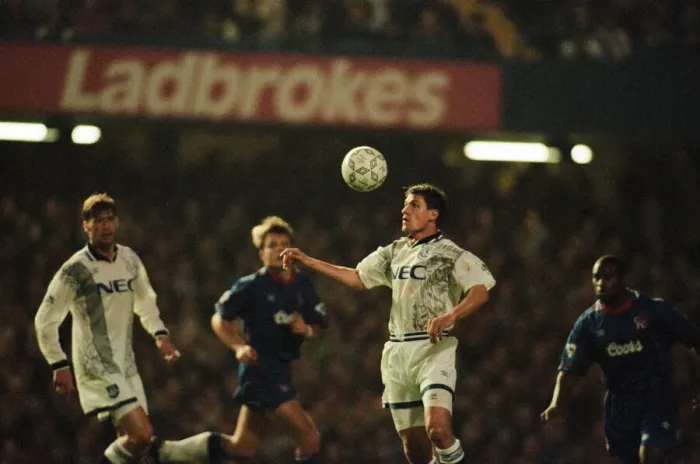 Framed Print : Chelsea 0-1 Everton. League match at Stamford Bridge, Saturday 26th November 1994