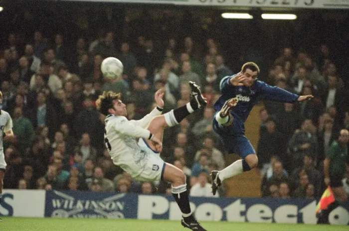 Framed Print : Chelsea 0-1 Everton. League match at Stamford Bridge, Saturday 26th November 1994