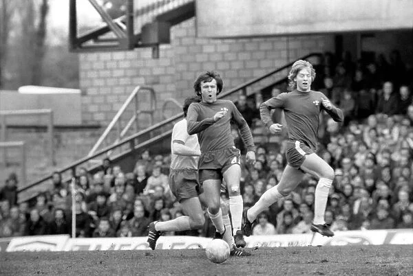 Chelsea (0) v. Ipswich (0). March 1975 75-1713-011