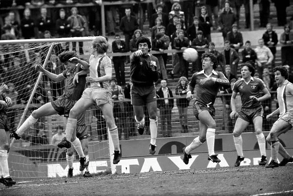Chelsea 1 v. Cardiff 0. Division 2 football. March 1980 LF01-34-109