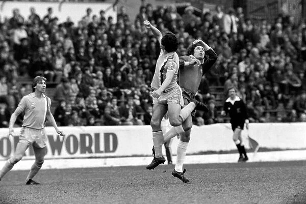Chelsea 1 v. Cardiff 0. Division 2 football. March 1980 LF01-34-087