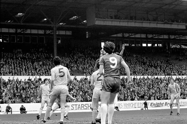 Chelsea 1 v. Cardiff 0. Division 2 football. March 1980 LF01-34-019