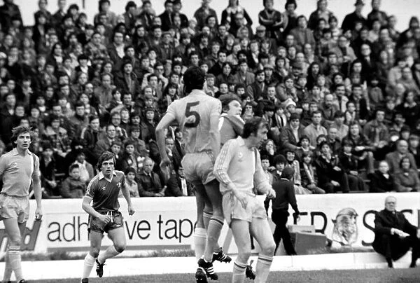Chelsea 1 v. Cardiff 0. Division 2 football. March 1980 LF01-34-011