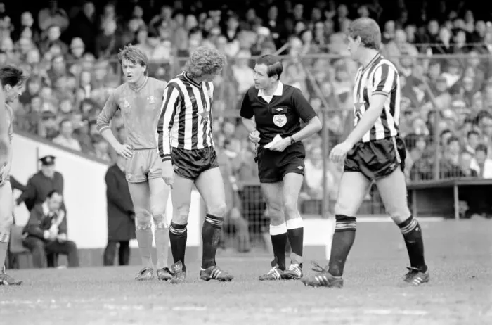 Framed Print : Chelsea 1 v. Newcastle 1. Division One Football United. April 1986 LF19-10-056