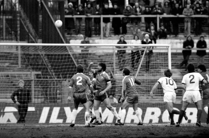 Framed Print : Chelsea 2 v. Shrewsbury Town 4. Division 2 football. February 1980 LF01-16-018