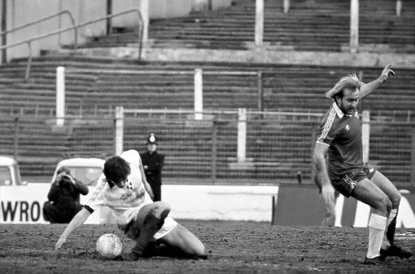 Chelsea 2 v. Shrewsbury Town 4. Division 2 football. February 1980 LF01-16-034