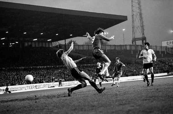Chelsea 4 v. Newcastle United 0. Division 2 Football January 1980 LF01-02-013