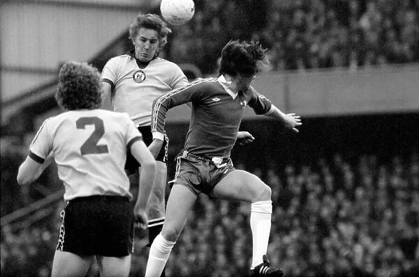 Chelsea 4 v. Newcastle United 0. Division 2 Football January 1980 LF01-02-039