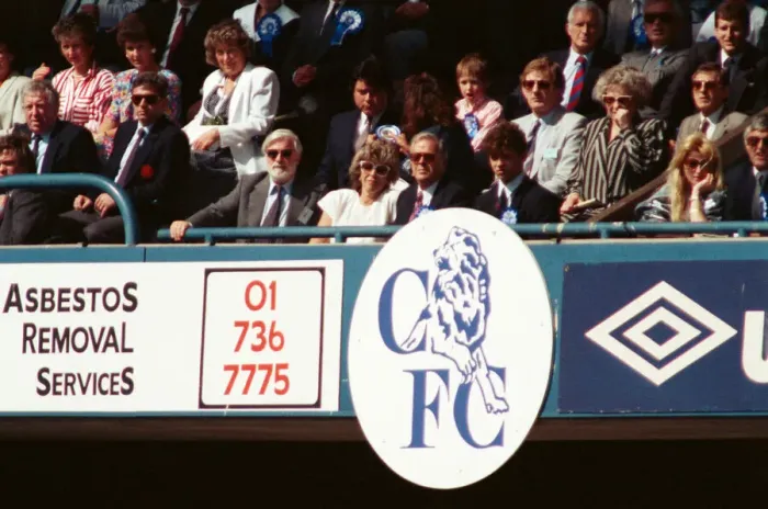Framed Print : Chelsea Chairman Ken Bates. Chelsea 1 -0 Middlesbrough, 1988 Football League Second
