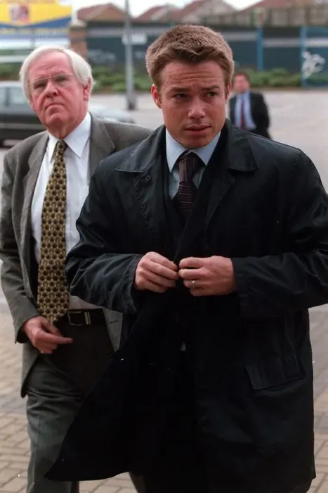 Framed Print : Chelsea footballer Graeme Le Saux arrives in Birmingham for a Football Association Framed Print : Chelsea footballer Graeme Le Saux arrives in Birmingham for a Football Association