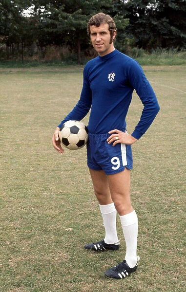 Chelsea footballer Peter Osgood December 1971