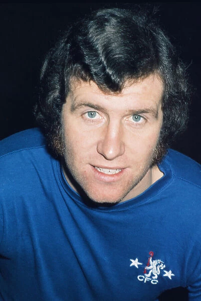 Chelsea footballer Peter Osgood poses during a photocall. February 1972