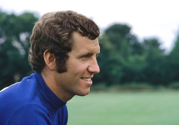 Chelsea footballer Peter Osgood poses during a photocall. July 1971