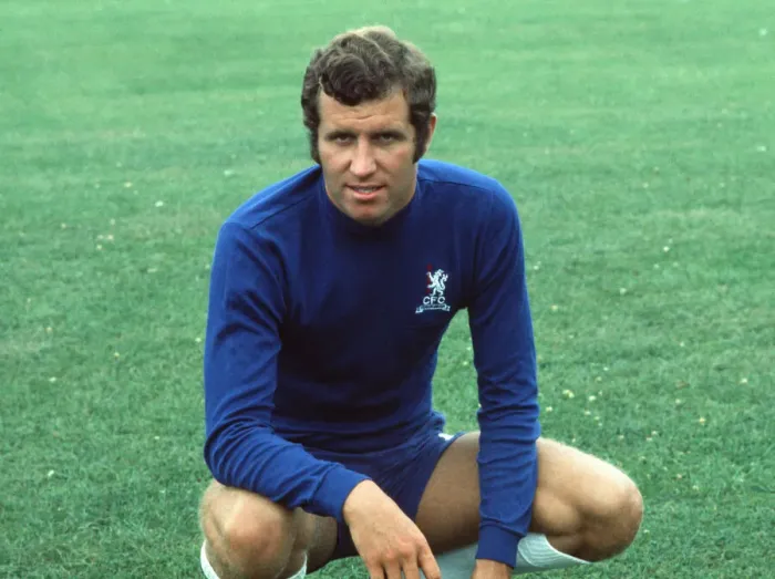 Framed Print : Chelsea footballer Peter Osgood poses during a photocall. April 1972 Framed Print : Chelsea footballer Peter Osgood poses during a photocall. April 1972