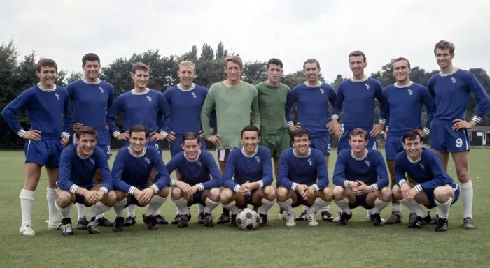 Framed Print : Chelsea pose for a team group photograph at their training ground They are back Framed Print : Chelsea pose for a team group photograph at their training ground They are back