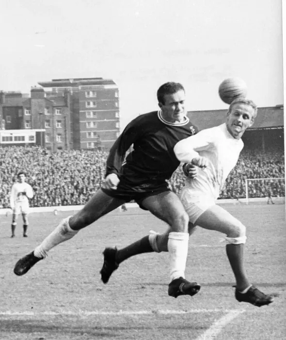 Framed Print : Chelsea v Everton leage match at Stamford Bridge September 1965 Framed Print : Chelsea v Everton leage match at Stamford Bridge September 1965