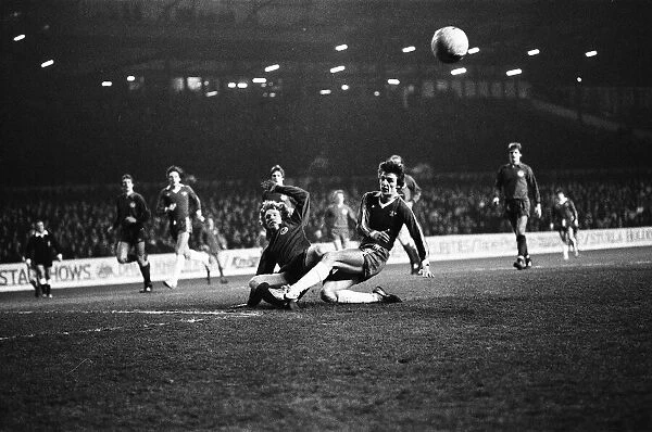 Chelsea v Wigan Athletic FA Cup match at Stamford Bridge January 1980