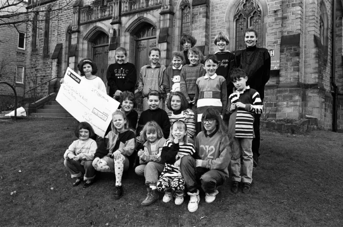 Framed Print : Cheque out... Honley Childrens Drama Group, which meets at the village Trinity Framed Print : Cheque out... Honley Childrens Drama Group, which meets at the village Trinity
