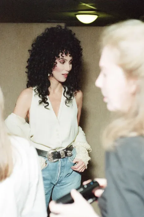 Framed Print : Cher, American singer backstage, ahead of her concert, Heart of Stone Tour Framed Print : Cher, American singer backstage, ahead of her concert, Heart of Stone Tour
