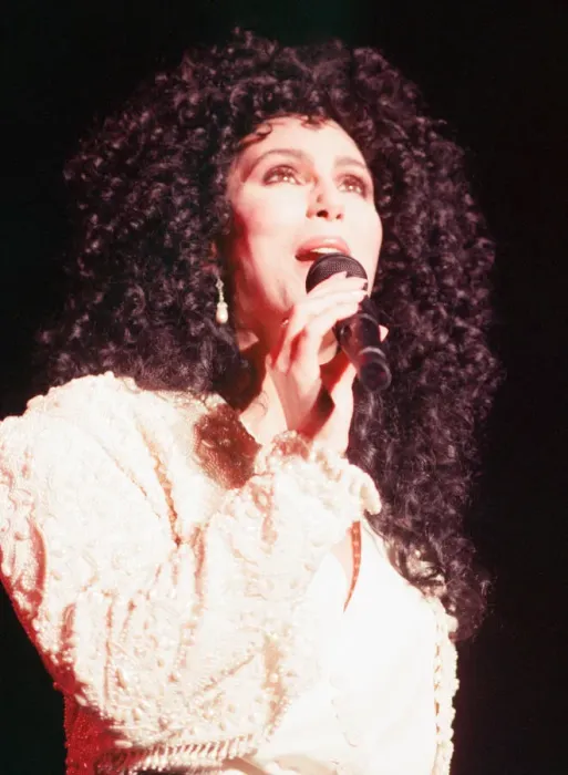 Framed Print : Cher, American singer, Heart of Stone Tour, concert at the NEC Arena, Birmingham Framed Print : Cher, American singer, Heart of Stone Tour, concert at the NEC Arena, Birmingham