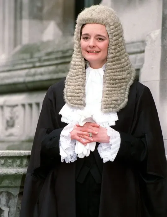 Framed Print : Cherie Blair (Cherie Booth) wife of Labour Leader Tony Blair after being sworn in as a Framed Print : Cherie Blair (Cherie Booth) wife of Labour Leader Tony Blair after being sworn in as a