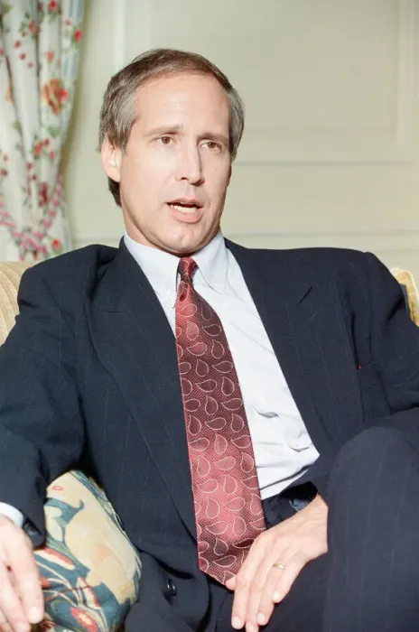 Framed Print : Chevy Chase, American actor and comedian, in the UK to promote his new film