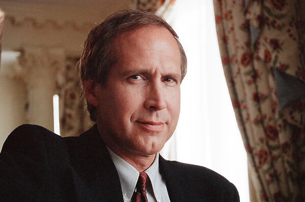 Chevy Chase, American actor and comedian, in the UK to promote his new film