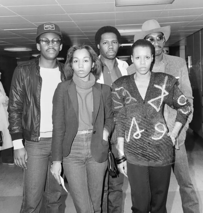 Framed Print : Chic, Music Group, Pictured at London Heathrow Airport, 30th September 1979