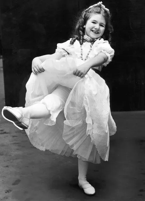 Framed Print : Child star actress, dancer and entertainer Bonnie Langford