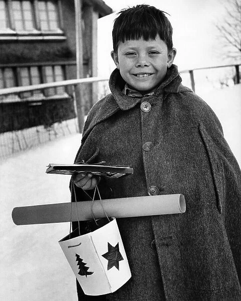Children: 8 years old Polish orphan George Karzis. December 1952 P023797