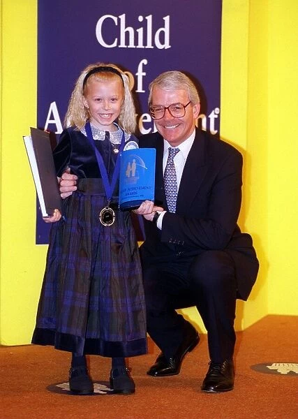 Children of Achievement Awards February 1998 Leanne Hanmore with former prime