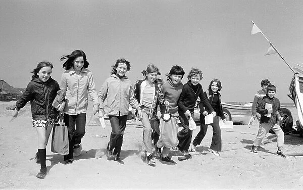 Children on Charity Walk, Redcar, Circa 1973