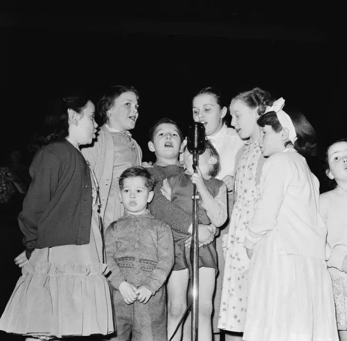 Framed Print : Children at the Daily Mirror Christmas Party. 24th December 1956 Framed Print : Children at the Daily Mirror Christmas Party. 24th December 1956