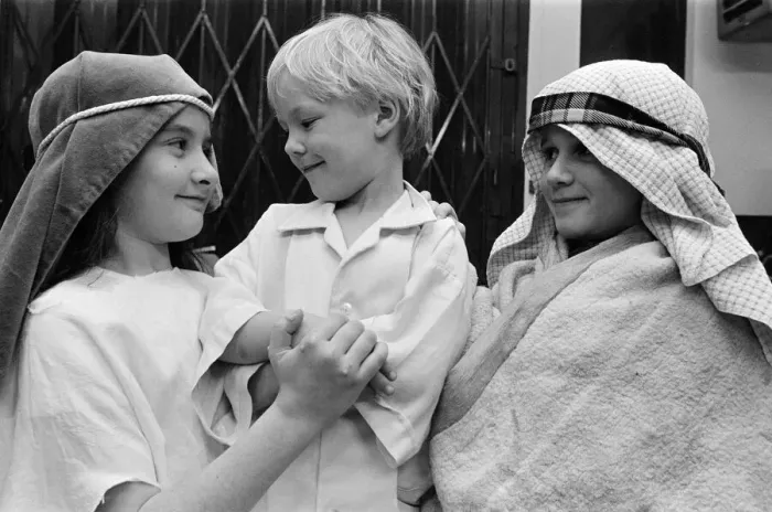 Framed Print : Children in the Dorman Museum Nativity play. Dorman Museum is a general museum located in Framed Print : Children in the Dorman Museum Nativity play. Dorman Museum is a general museum located in