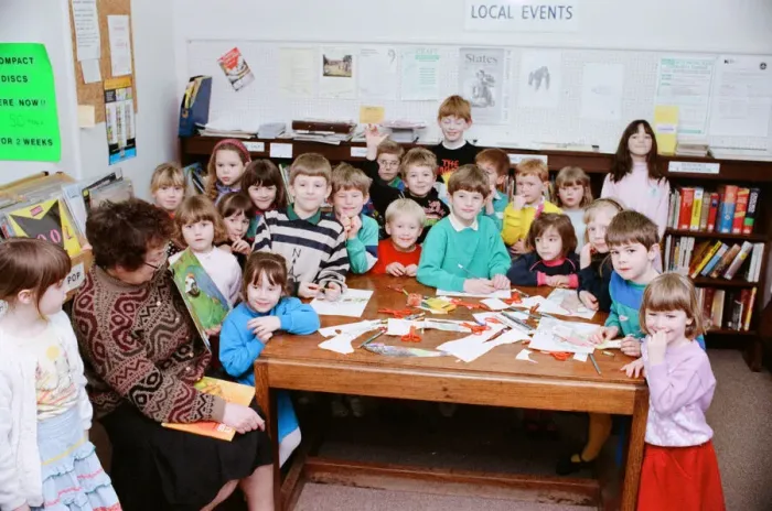 Framed Print : Children at Honley Library indulge in a bit of Jungle Fun Framed Print : Children at Honley Library indulge in a bit of Jungle Fun