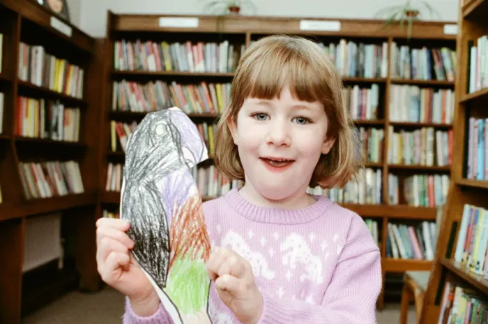 Framed Print : Children at Honley Library indulge in a bit of Jungle Fun Framed Print : Children at Honley Library indulge in a bit of Jungle Fun