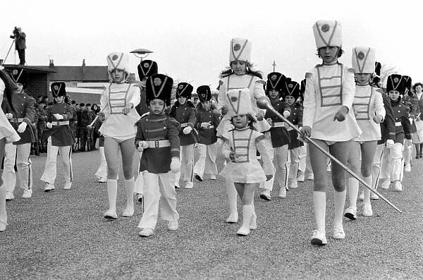 Children: Passing Out Parade: General views during the march past
