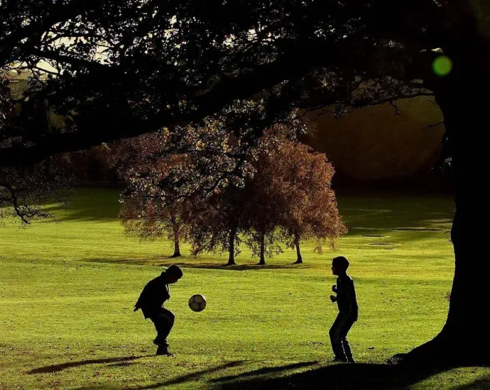 Framed Print : Children playing in the sunshine on a November afternoon in Elmdon park Solihull. 1998 Framed Print : Children playing in the sunshine on a November afternoon in Elmdon park Solihull. 1998