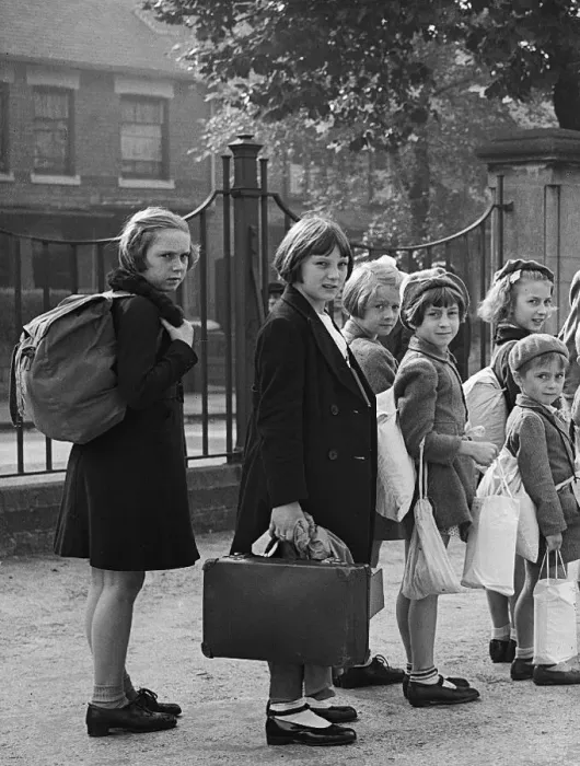 Framed Print : Children of St. Benedicts Road School, Small Heath during their evacuation rehearsal Framed Print : Children of St. Benedicts Road School, Small Heath during their evacuation rehearsal
