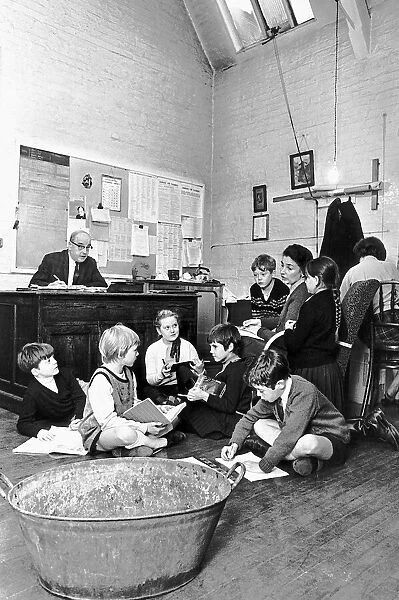 Children from St Marys School seen here takng an English lesson