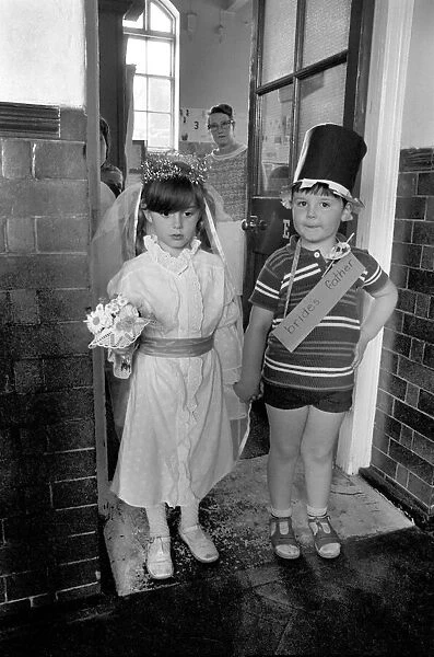 Children: Wedding: Marriage: School Wedding Mockery: School Wedding at the Sir William