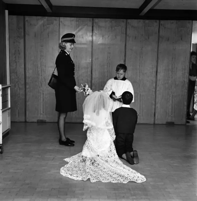 Framed Print : Children wedding has police guard: Police guard for child bride wearing Pilkington Framed Print : Children wedding has police guard: Police guard for child bride wearing Pilkington