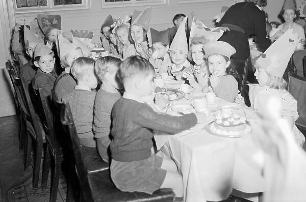 Children at the yearly Daily Mirror Christmas Childrens Party seen here enjoying their
