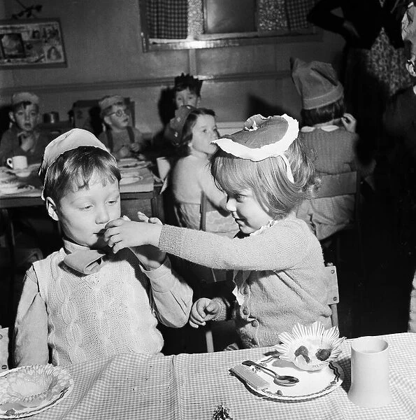 Childrens Christmas party at Harwell. 17th December 1953